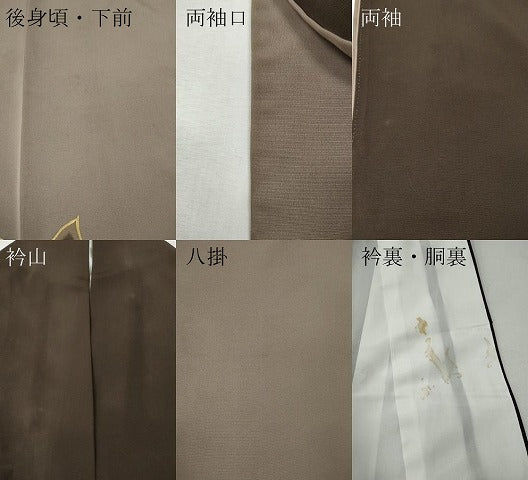 平和屋着物●ジャパンオートクチュール　渡辺雪三郎　訪問着　舞葉文　暈し染め　金彩　さが美扱い　正絹　逸品　CABI9791ut