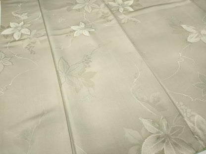 平和屋着物●上質な小紋　地紋起こし　蔦の葉文　暈し染め　正絹　逸品　CABI9794ut