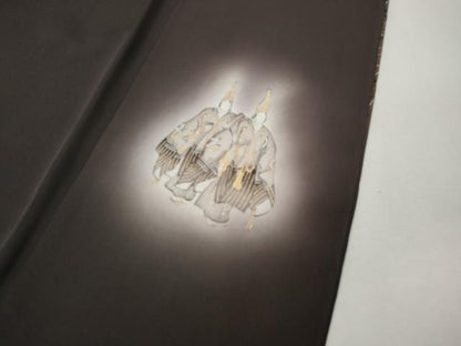 平和屋着物●訪問着　京友禅摺り染　銀黎舎　長居賢珠　金銀彩　上代98万　反端付き　正絹　逸品　CABI9800ut