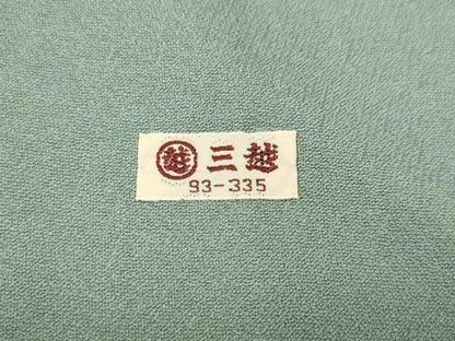 平和屋着物●創業460年・千總　色留袖　刺繍　立波松葉文　暈し染め　金彩　三越扱い　正絹　逸品　CABI9803ut
