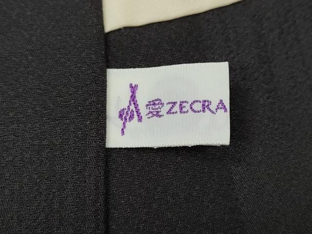 平和屋着物●京都の名門ブランド　銀花仙　小紋　間道　ロング丈　正絹　逸品　CABI9808ut