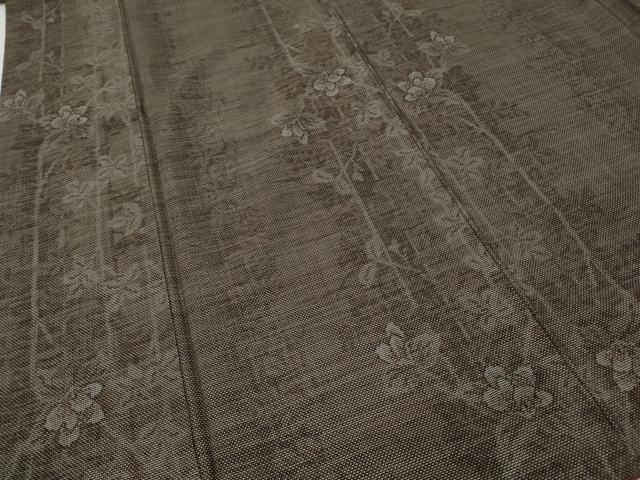 平和屋着物●本場大島紬　9マルキ　枝花間道　正絹　逸品　CABI9819ut