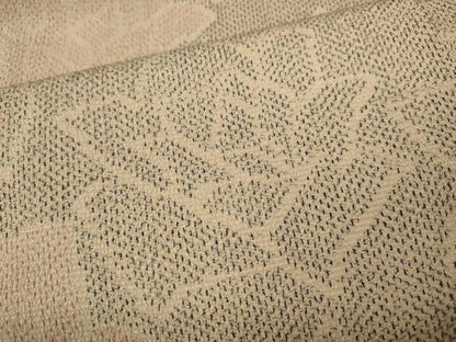 平和屋着物▼本塩沢　舞花文　正絹　逸品　CABI9825ut