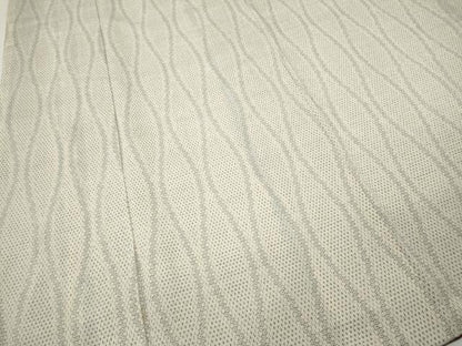 平和屋着物●白鷹お召　80亀甲　立涌文　正絹　逸品　CABI9837ut