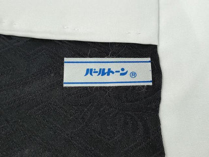 平和屋着物●大変加工の良い総絞り小紋　黒地　正絹　逸品　未使用　CABI9843ut