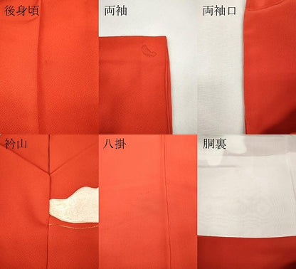 平和屋着物●豪華振袖　地紋起こし　舞蝶文　金彩　正絹　逸品　CABI9850ut