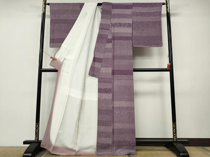 平和屋着物●小紋師　鈴木秋治　江戸小紋　百柄　正絹　逸品　CABI9858ut