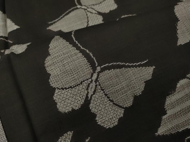 平和屋着物●本場大島紬　9マルキ　舞蝶文　正絹　逸品　CABI9859ut