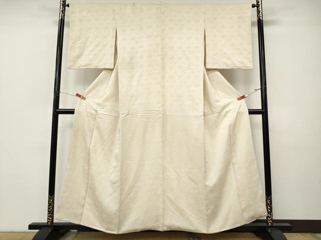 平和屋着物●大変加工の良い総絞り小紋　正絹　逸品　CABI9868ut