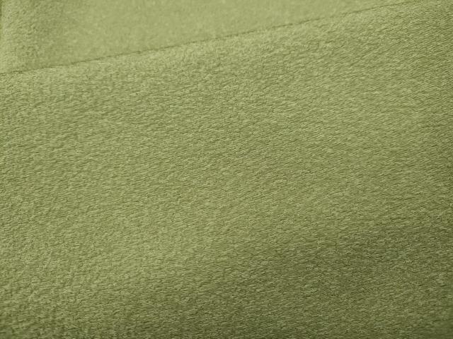 平和屋着物●上質な色無地　柳茶色　正絹　逸品　CABI9878ut