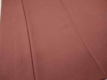 平和屋着物●上質な色無地　退紅色　正絹　逸品　CABI9888ut