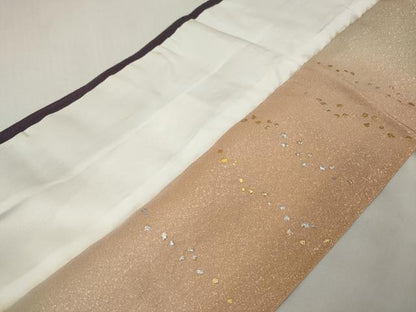平和屋着物●中国三大刺繍　スワトウ刺繍　総刺繍　訪問着　切嵌宝尽くし花文　暈し染め　金糸　正絹　逸品　CABI9893ut
