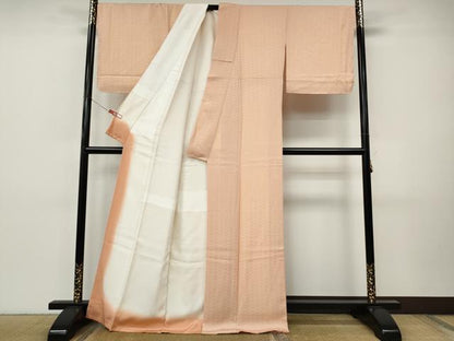 平和屋着物●江戸小紋　花菱文　正絹　逸品　CABI9894ut