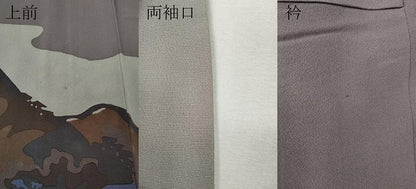 平和屋着物●訪問着　作家物　風景文　正絹　逸品　CABI9906ut