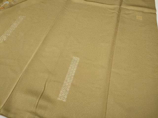 平和屋着物●日本舞踊家 岩井流宗元　岩井友見　訪問着　刺繍　短冊重ね松梅藤文　金銀彩　正絹　逸品　CABI9909ut