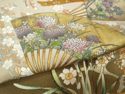平和屋着物●色留訪問着　作家物　世界名画撰集　日本の美　暈し染め　金銀彩　正絹　逸品　未使用　CABI9913ut