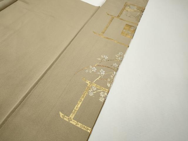 平和屋着物●色留訪問着　作家物　世界名画撰集　日本の美　暈し染め　金銀彩　正絹　逸品　未使用　CABI9913ut