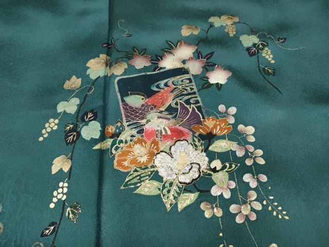 平和屋着物●訪問着 枝花文 暈し染め 金銀彩 正絹 逸品 CABG5407ut 平和屋着物○訪問着 草花文 暈し染め 金彩 正絹 逸品 CABH9938ut