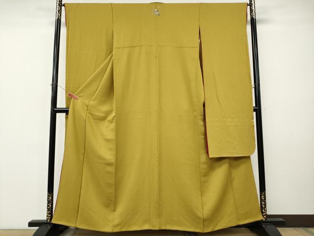 平和屋着物●豪華振袖　芥子色　正絹　逸品　CABI9921ut
