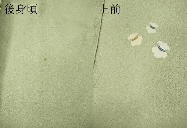 平和屋着物●訪問着　福叶卯　仮絵羽　正絹　逸品　未使用　CABI9934ut