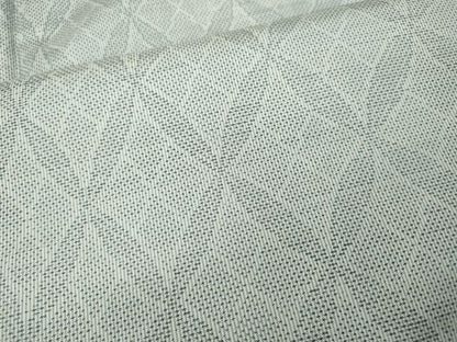 平和屋着物●本場大島紬　白大島　七宝文　正絹　逸品　未使用　CABI9936ut