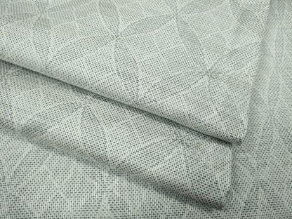 平和屋着物●本場大島紬　白大島　七宝文　正絹　逸品　未使用　CABI9936ut