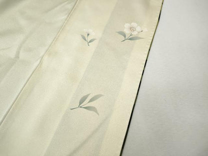 平和屋着物●訪問着　地紙花文　シルエット　暈し染め　金彩　正絹　逸品　CABI9943ut