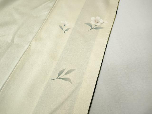 平和屋着物●訪問着　地紙花文　シルエット　暈し染め　金彩　正絹　逸品　CABI9943ut