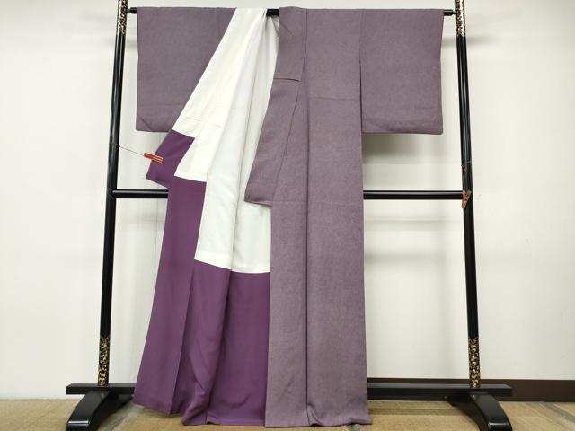 平和屋着物●江戸小紋　鮫小紋柄　正絹　逸品　CABI9971ut