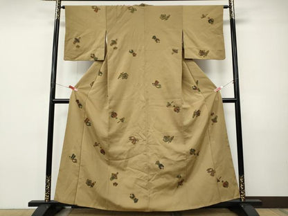 平和屋着物●上質な小紋　玩具文　正絹　逸品　CABI9977ut