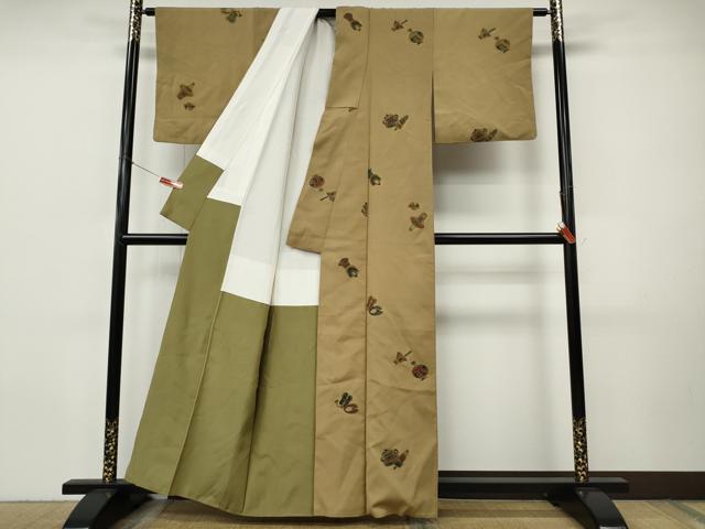 平和屋着物●上質な小紋　玩具文　正絹　逸品　CABI9977ut
