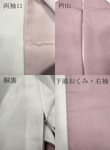 平和屋着物●訪問着　花鳥文　暈し染め　金銀彩　正絹　逸品　CABI9978ut