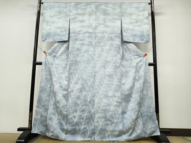 平和屋着物●訪問着　草木文　暈し染め　正絹　逸品　CABI9994ut