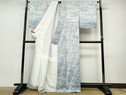 平和屋着物●訪問着　草木文　暈し染め　正絹　逸品　CABI9994ut