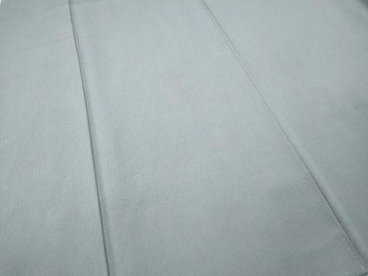 平和屋着物●上質な色無地　灰青色　正絹　逸品　CABI9997ut