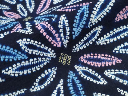 平和屋着物∴夏物　浴衣　有松鳴海絞り　花火　綿　逸品　CABJ0003ng