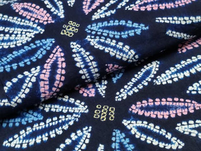 平和屋着物∴夏物　浴衣　有松鳴海絞り　花火　綿　逸品　CABJ0003ng