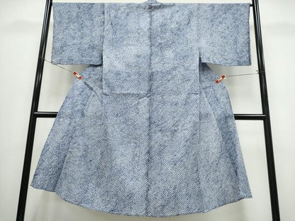 平和屋着物∴夏物　男性　浴衣　有松鳴海絞り　三浦絞り　綿　逸品　CABJ0009ng