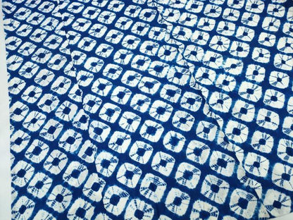 平和屋着物∴夏物　浴衣　有松鳴海絞り　蜘蛛絞り　綿　逸品　CABJ0012ng