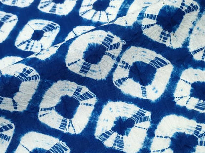 平和屋着物∴夏物　浴衣　有松鳴海絞り　蜘蛛絞り　綿　逸品　CABJ0012ng