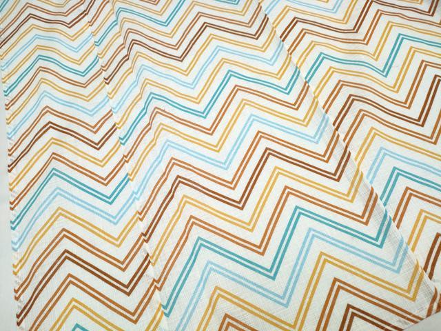 平和屋着物∴夏物　浴衣・小紋兼用　幾何学文様　綿麻　逸品　未使用　CABJ0054ng