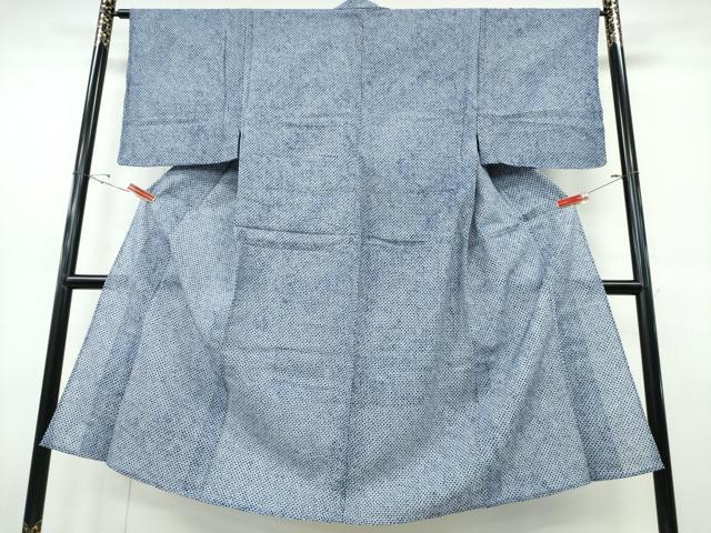 平和屋着物∴夏物　男性　浴衣　有松鳴海絞り　三浦絞り　綿　逸品　CABJ0081ng
