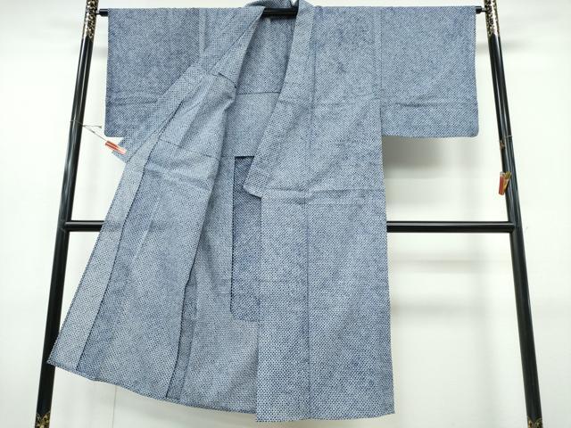 平和屋着物∴夏物　男性　浴衣　有松鳴海絞り　三浦絞り　綿　逸品　CABJ0081ng