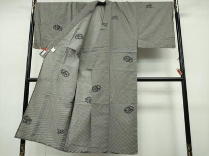 平和屋着物∴夏物　男性　浴衣　tsumori chisato　網目吉祥文　綿　逸品　CABJ0090ng