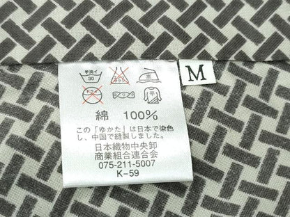 平和屋着物∴夏物　男性　浴衣　tsumori chisato　網目吉祥文　綿　逸品　CABJ0090ng