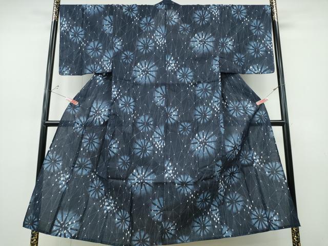平和屋着物∴夏物　男性　浴衣　雪華文　綿　逸品　CABJ0092ng 平和屋着物∴夏物 男性 浴衣 雪華文 綿 逸品 CABJ0092ng 平和屋着物∴