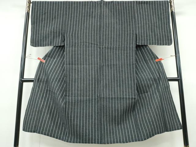 平和屋着物∴夏物　男性　浴衣　吉祥間道　黒地　綿　逸品　CABJ0093ng 平和屋着物∴夏物 男性 浴衣 吉祥間道 黒地 綿 逸品 CABJ0093ng