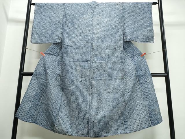 平和屋着物∴夏物　男性　浴衣　有松鳴海絞り　三浦絞り　綿　逸品　CABJ0106ng