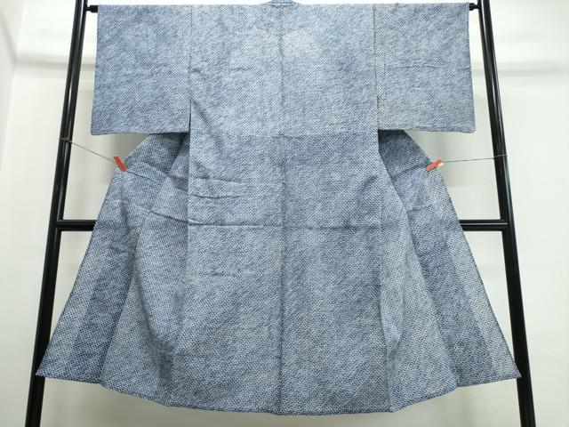 平和屋着物∴夏物　男性　浴衣　有松鳴海絞り　三浦絞り　綿　逸品　CABJ0113ng