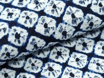平和屋着物∴夏物　浴衣　有松鳴海絞り　蜘蛛絞り　綿　逸品　CABJ0119ng